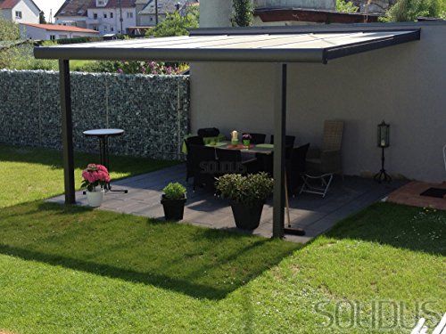solidFREE – freistehende Alu-Überdachung inkl. 16mm Stegplatten – solidus®